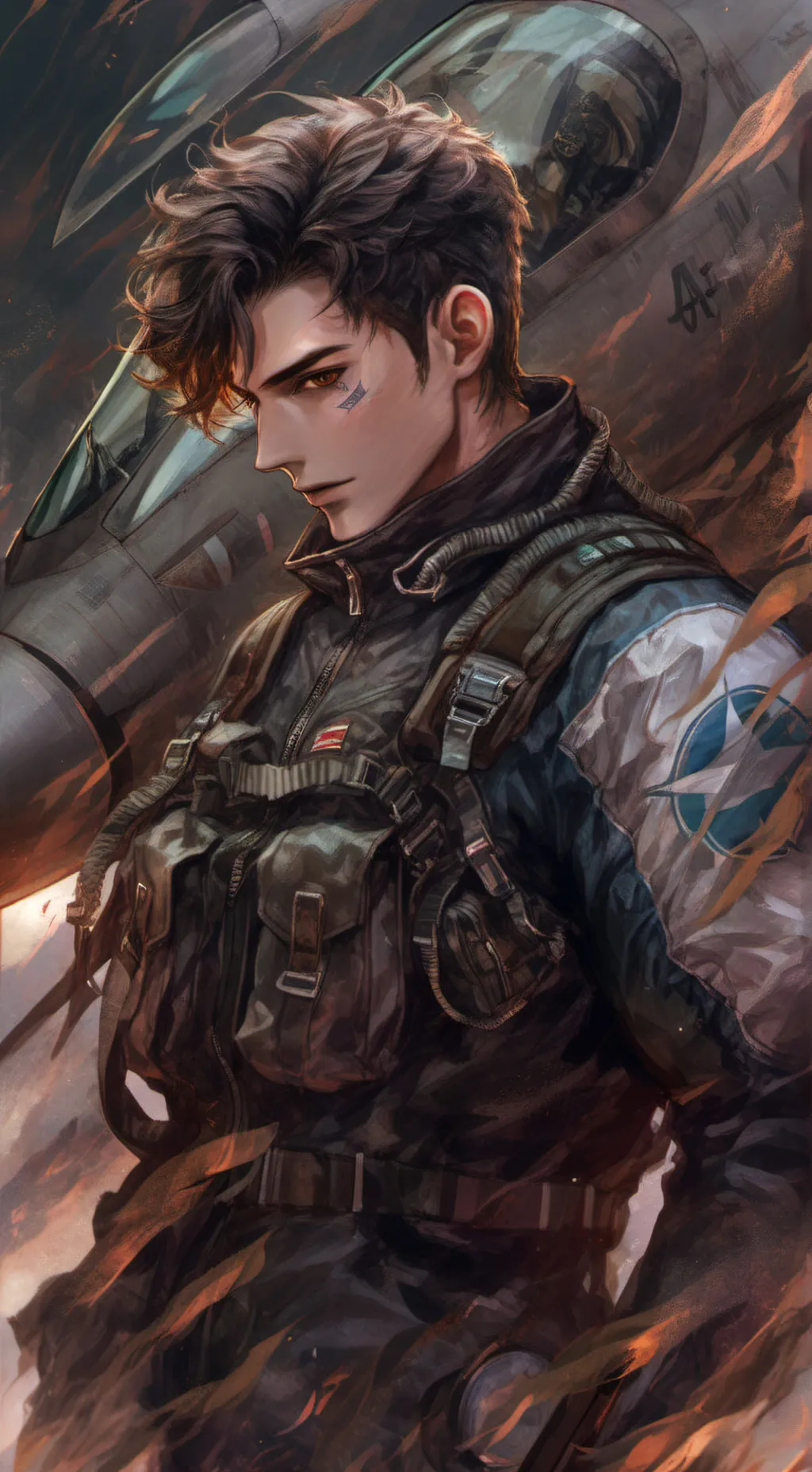 ai character: Commander Kai background