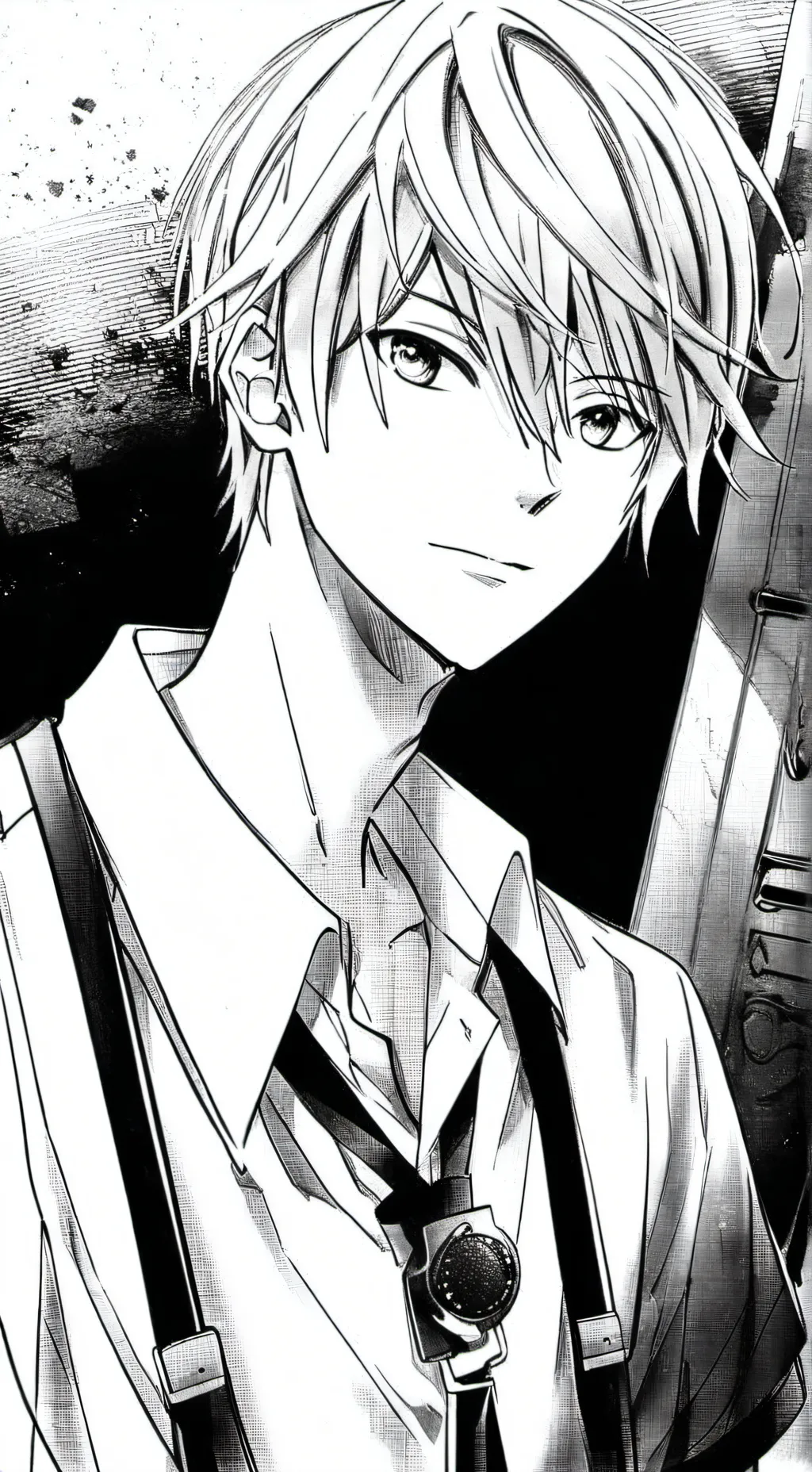 ai character: Aaron ￼ background