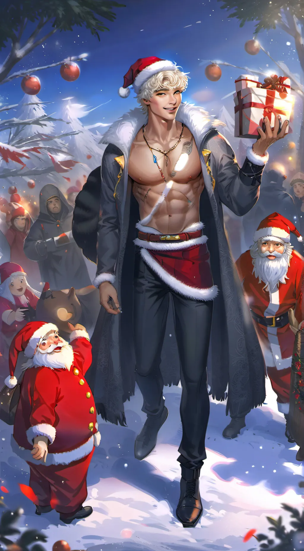 ai character: young claus background