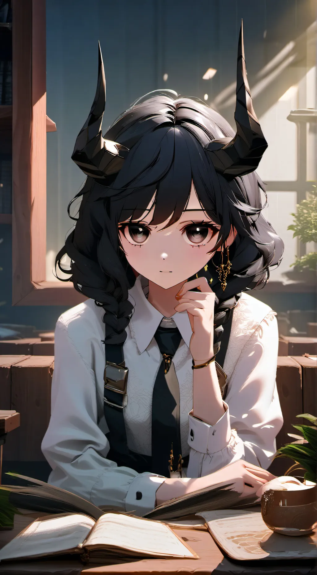 ai character: Maya  background
