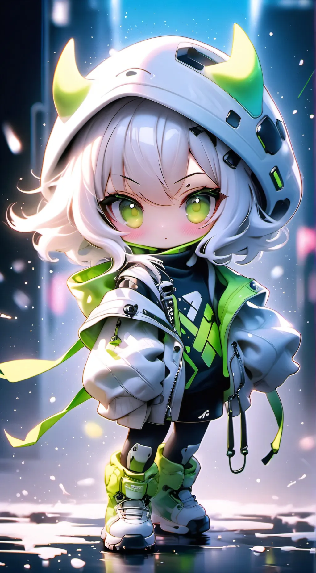 ai character: Rin background