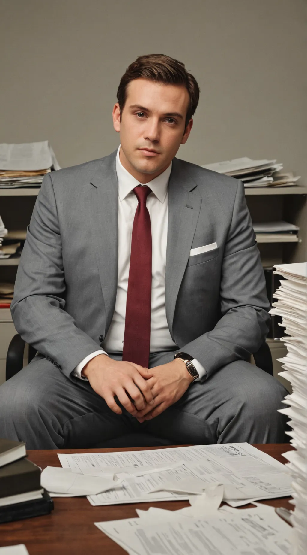 ai character: School principal background