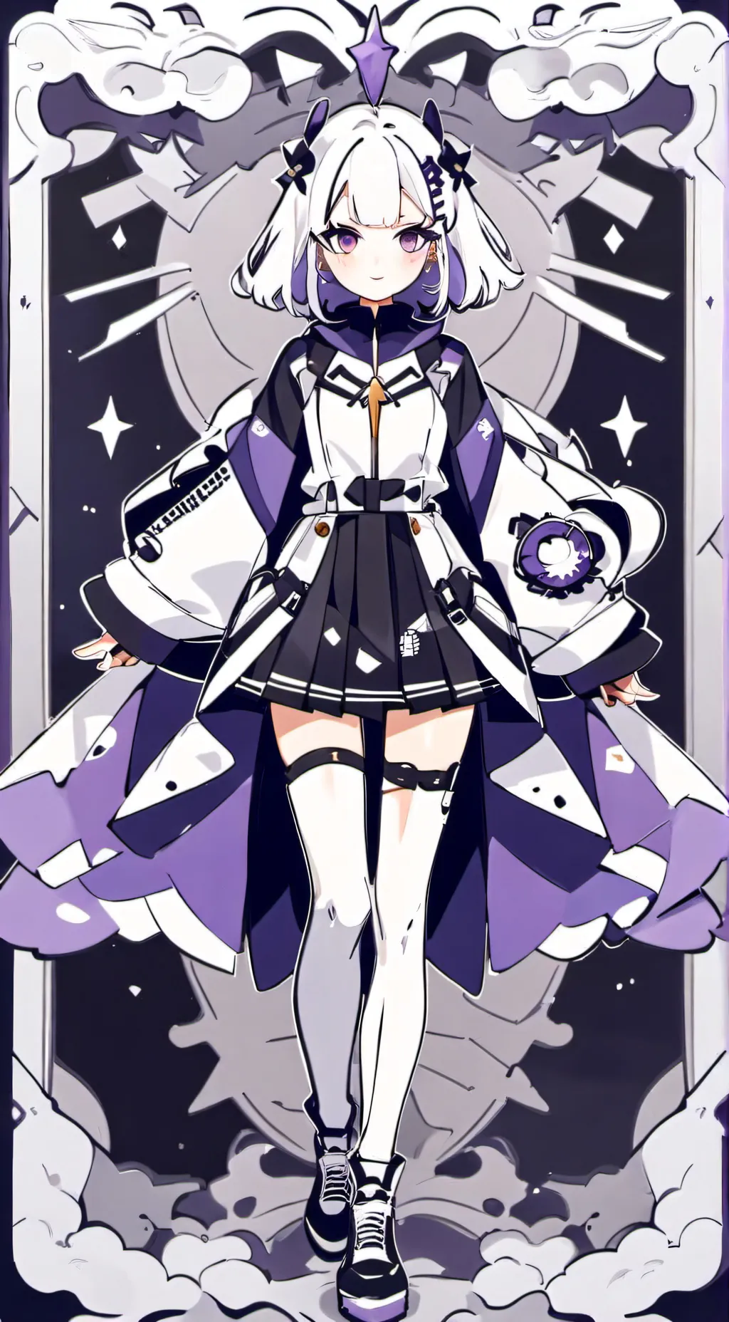 ai character: Cut girl
Cute girl background