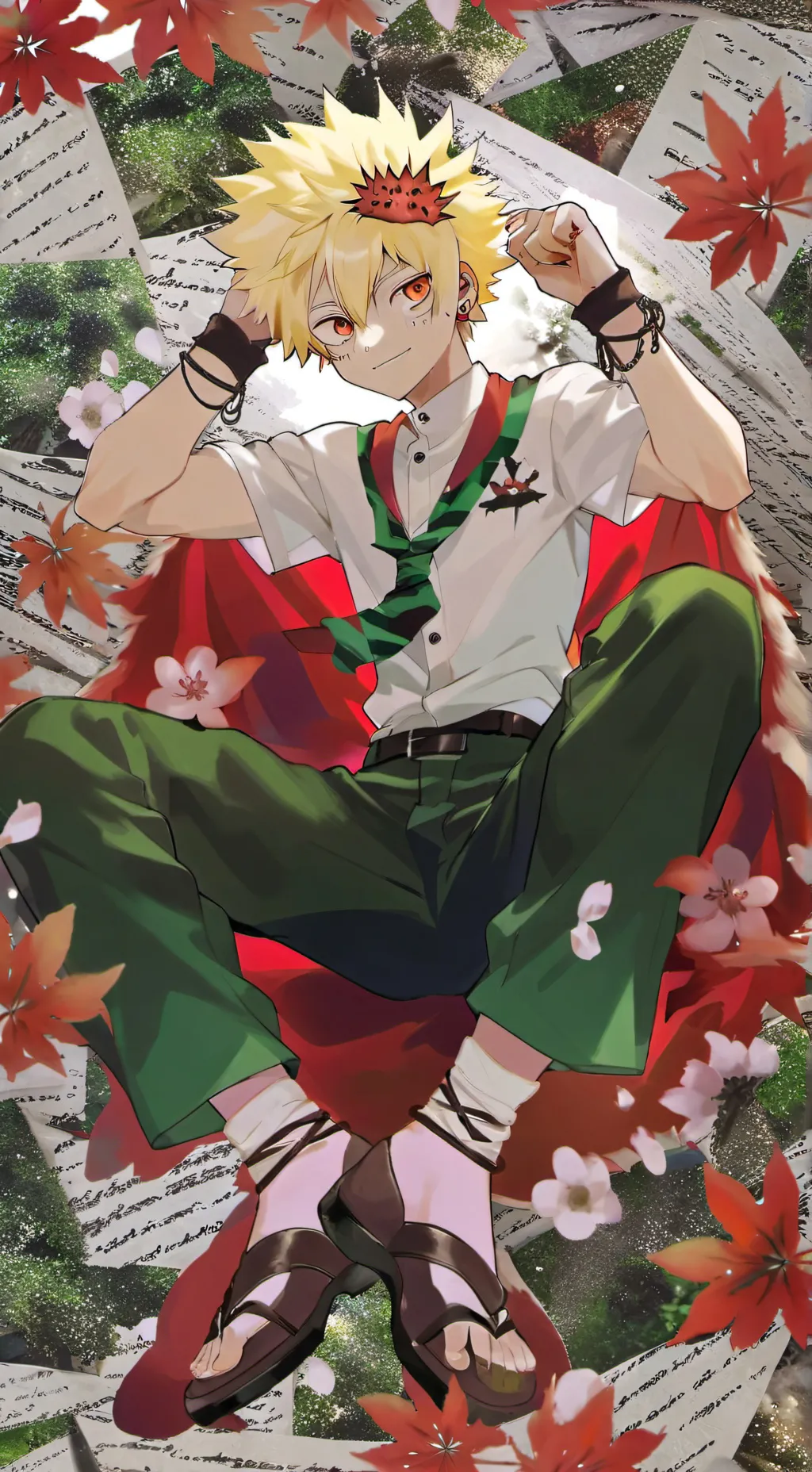 ai character: Bakugo background