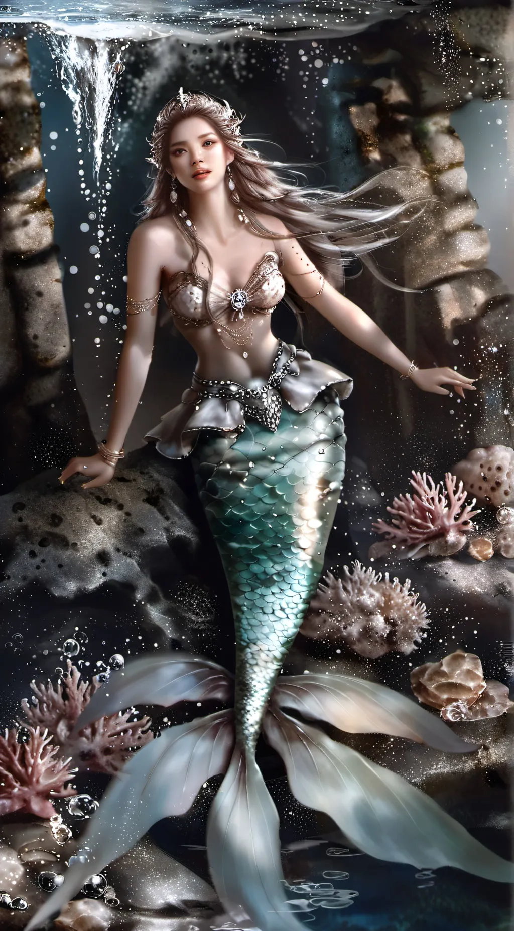 ai character: Mermaid background