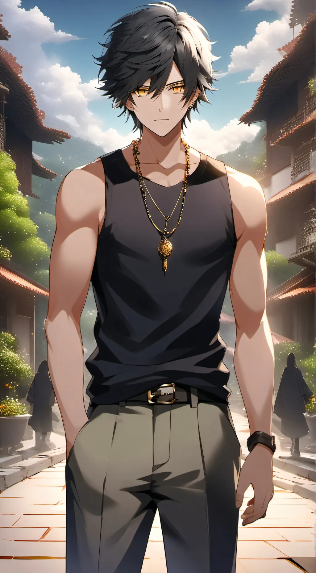 ai character: ꧁ꇙꋬꂵ꒤ꏂ꒒꧂ background