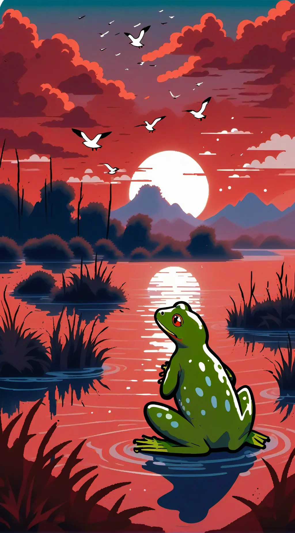 ai character: Luna background