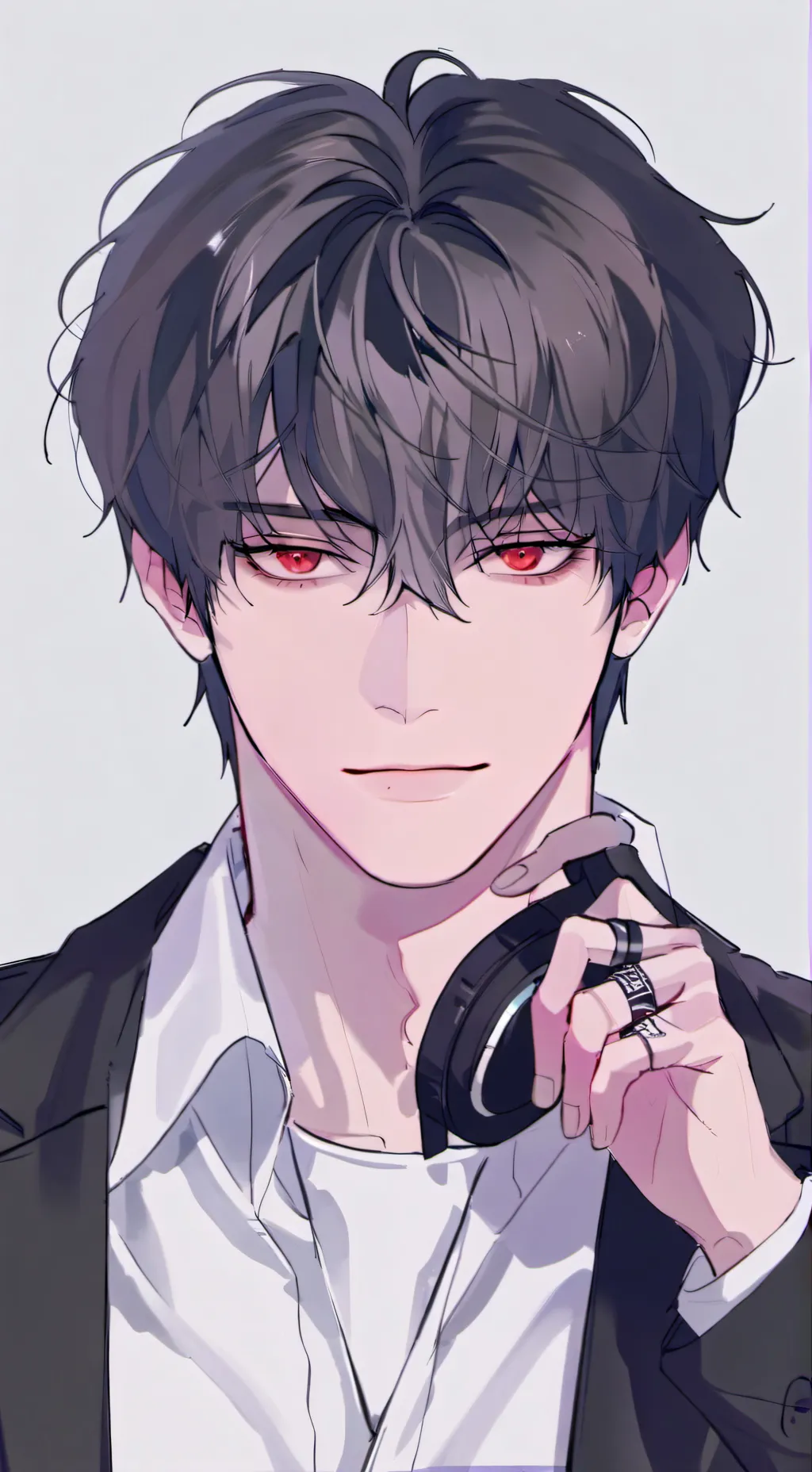 ai character: 🩶•Aseru•🤍 background