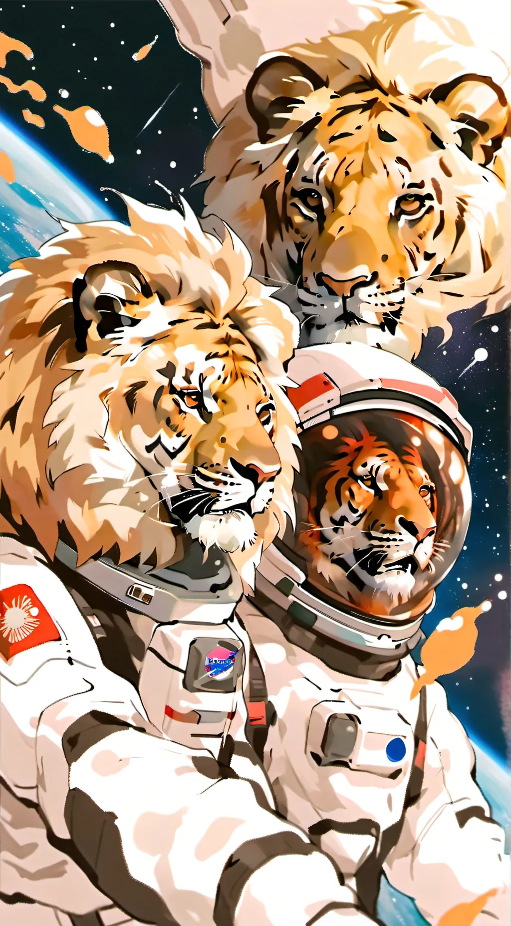 ai character: Solarballs Lions background