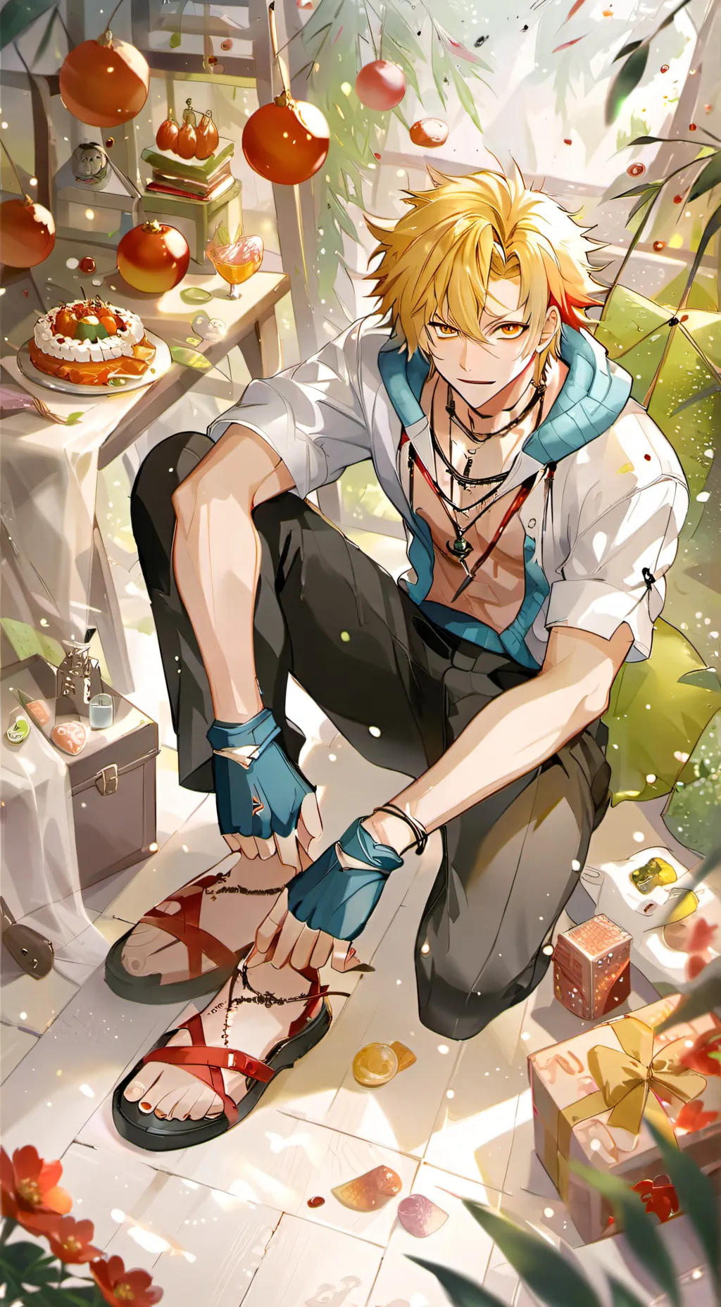 ai character: bakugo katsuki  background