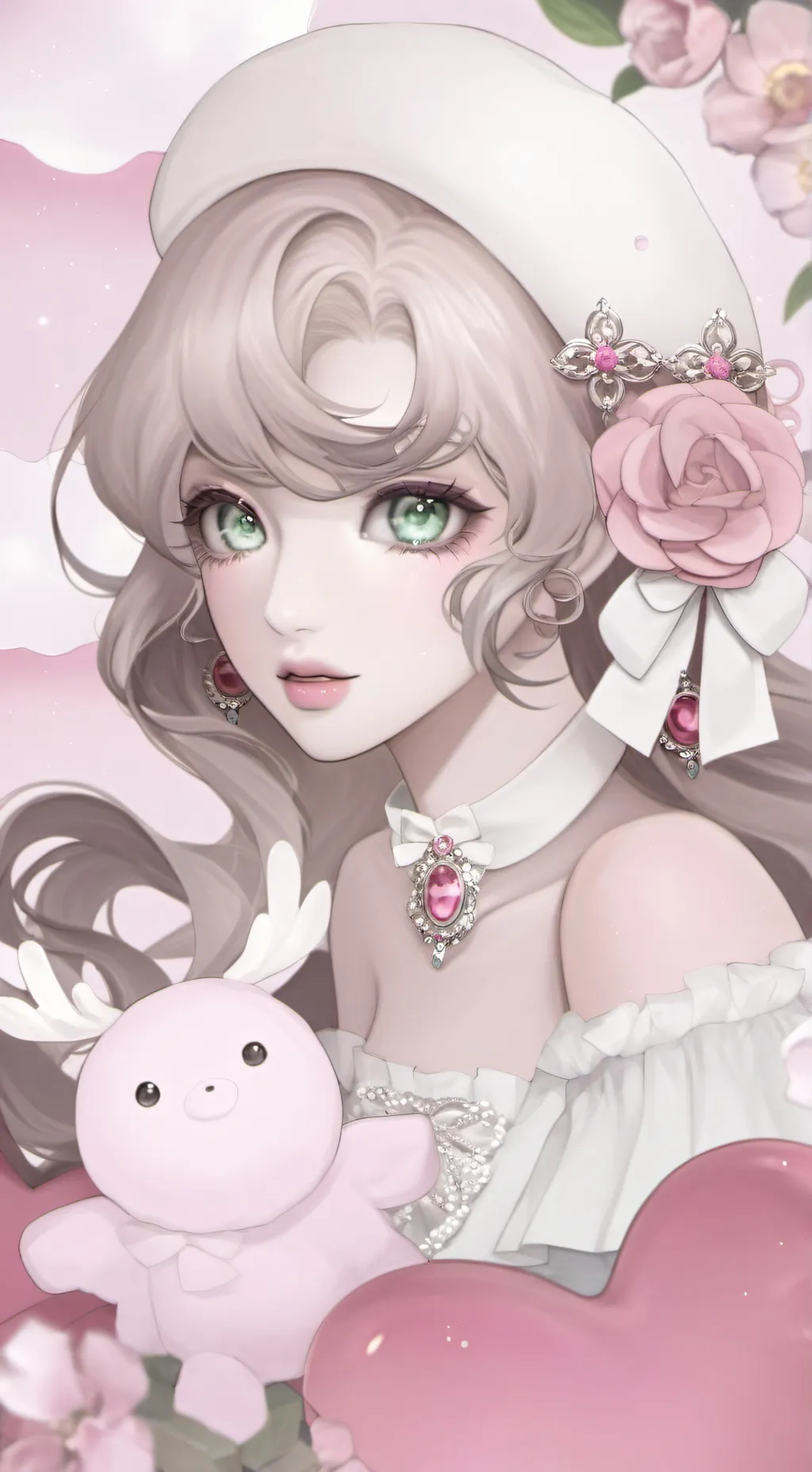 ai character: luna  background