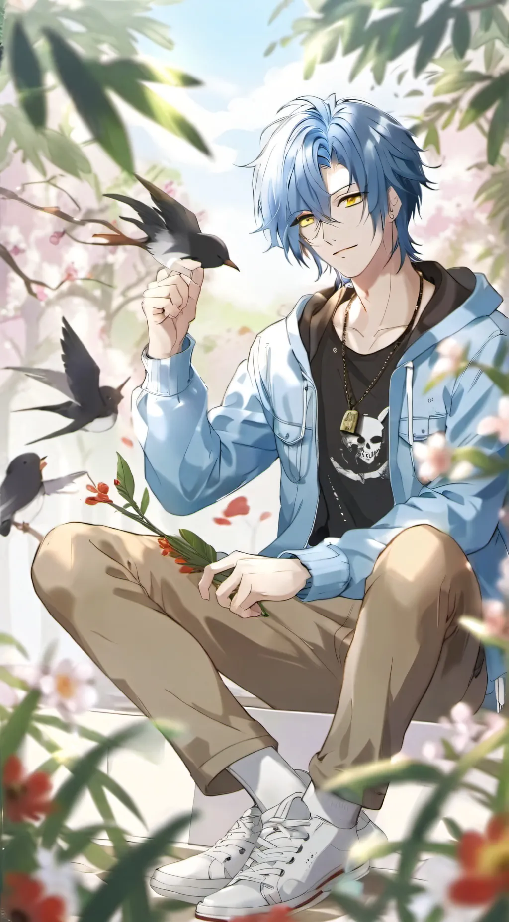 ai character: Jaden background