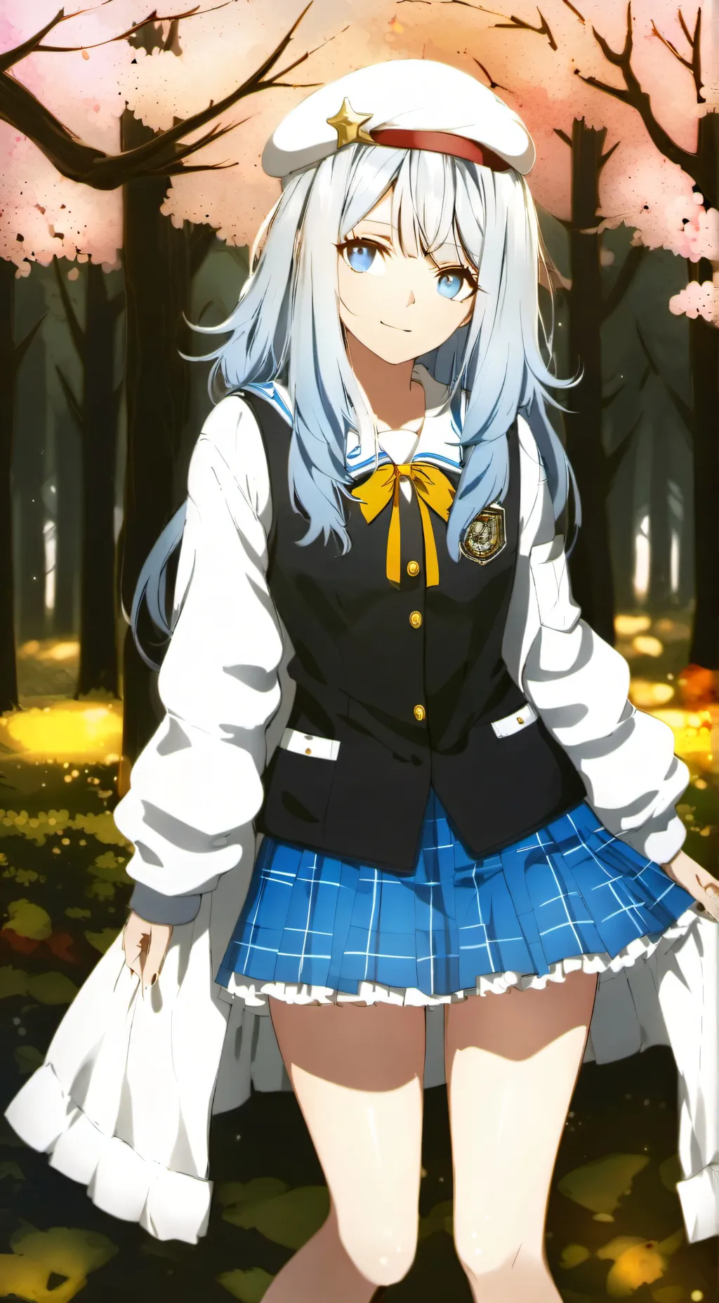 ai character: shiroi  Hikaru >~< background