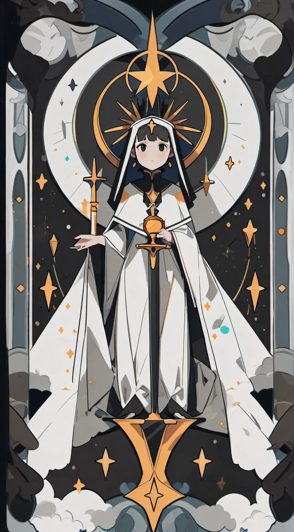 ai character: Luna background