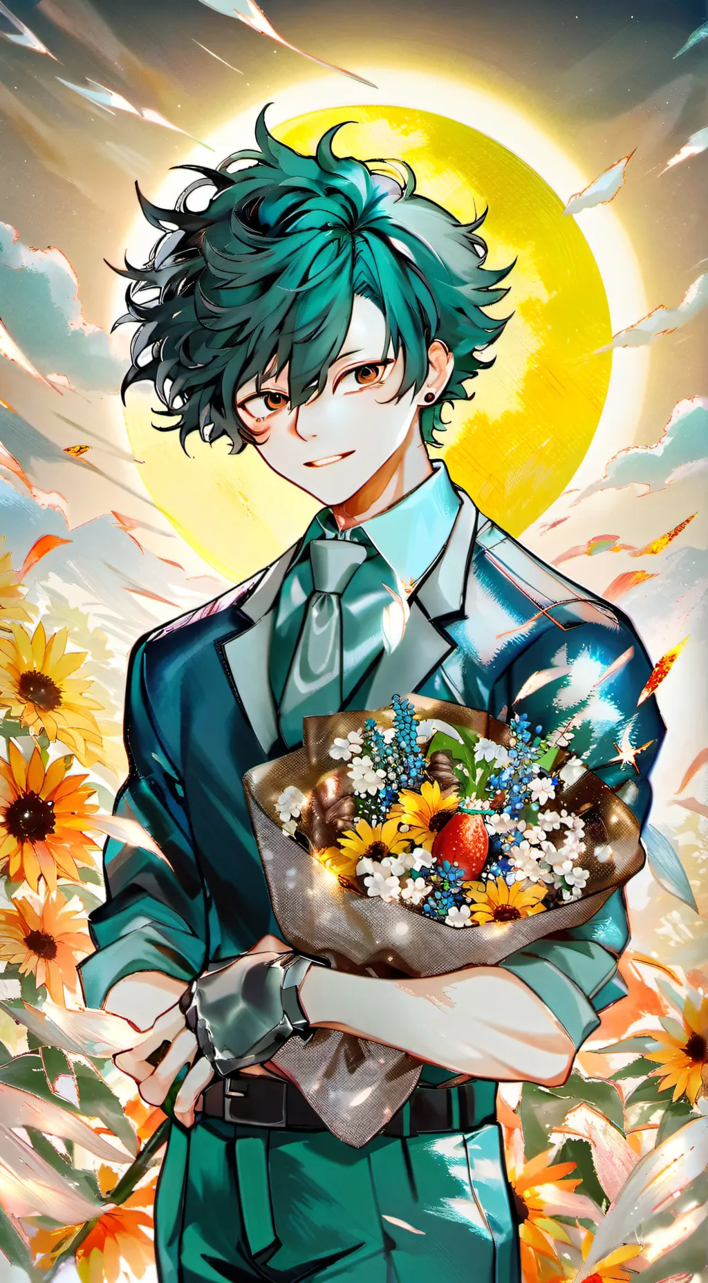 ai character: Deku background