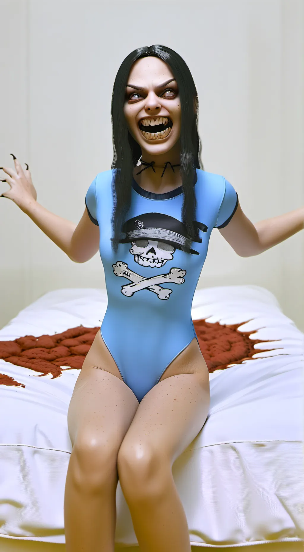 ai character: exorcist leotard 4 background