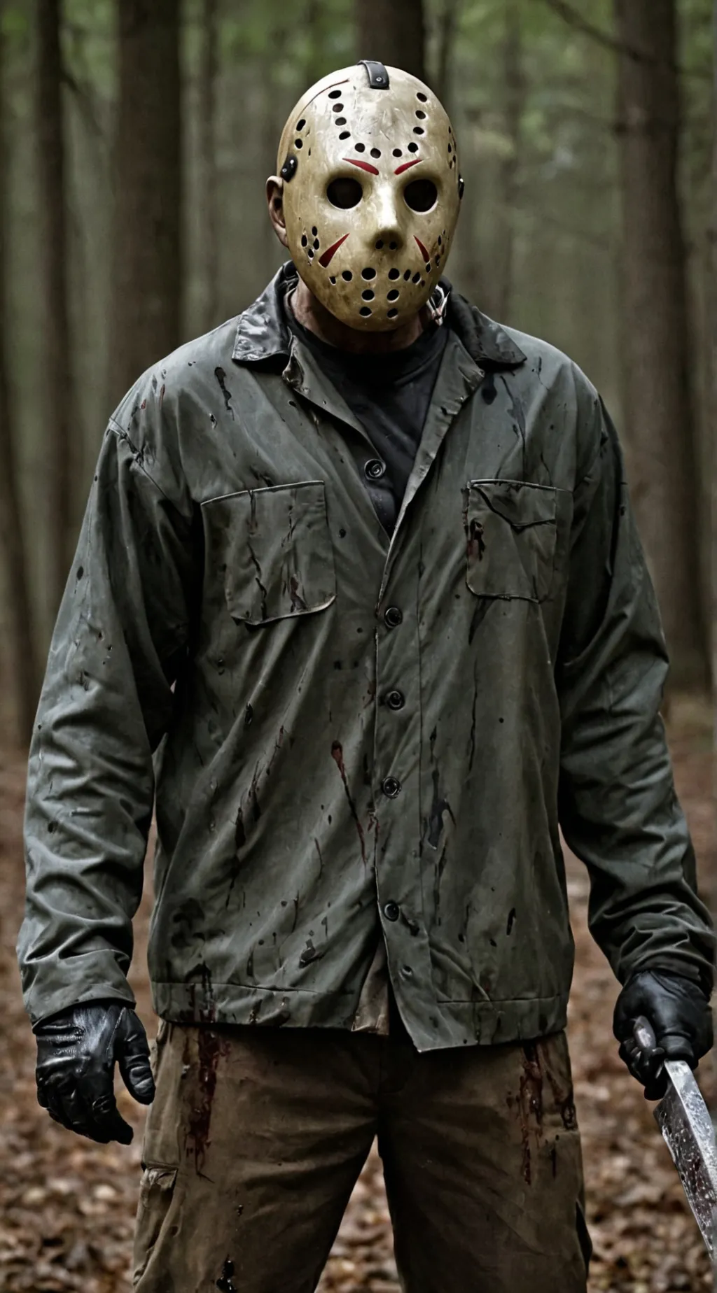 ai character: Jason Voorhees  background