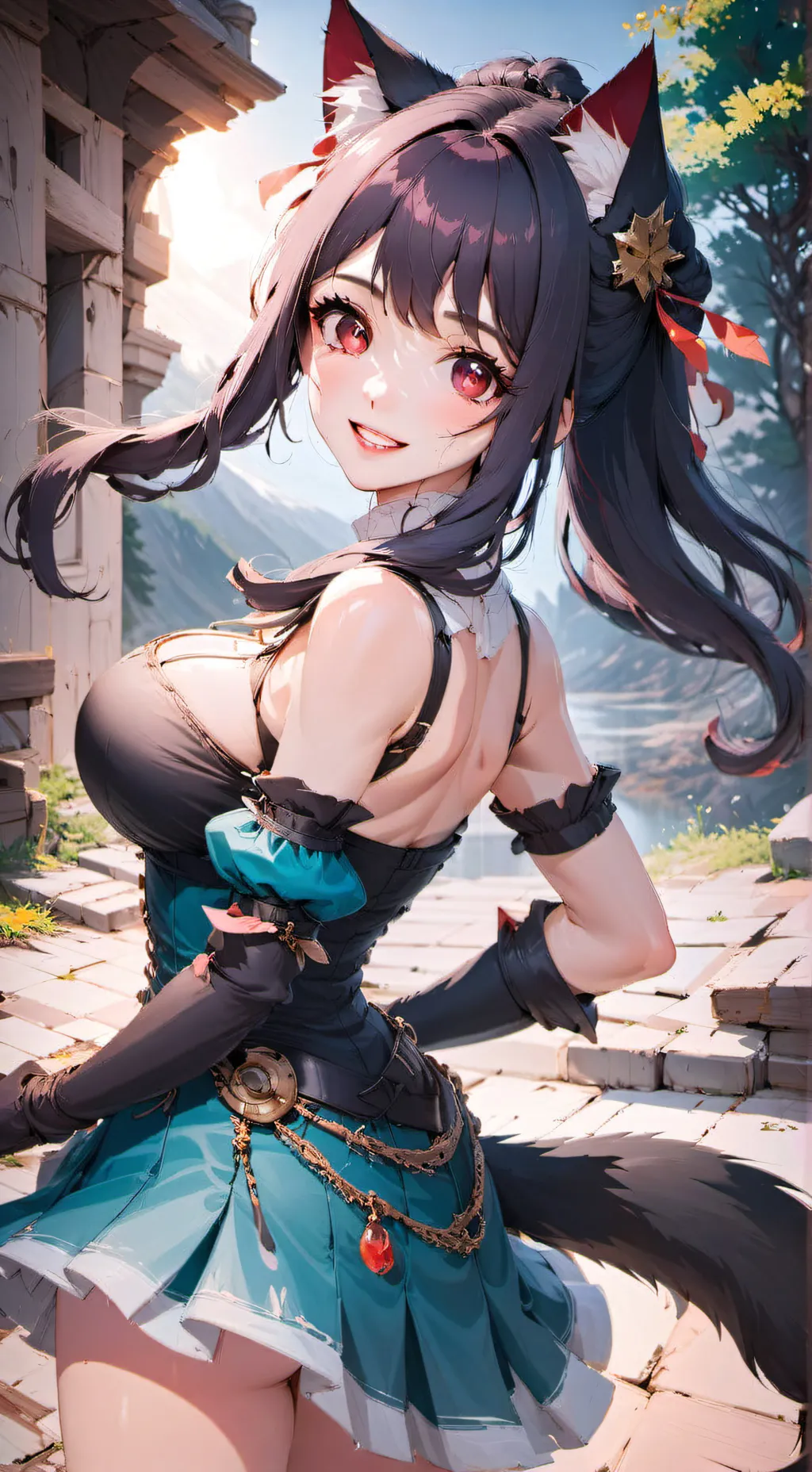 ai character: castle? background