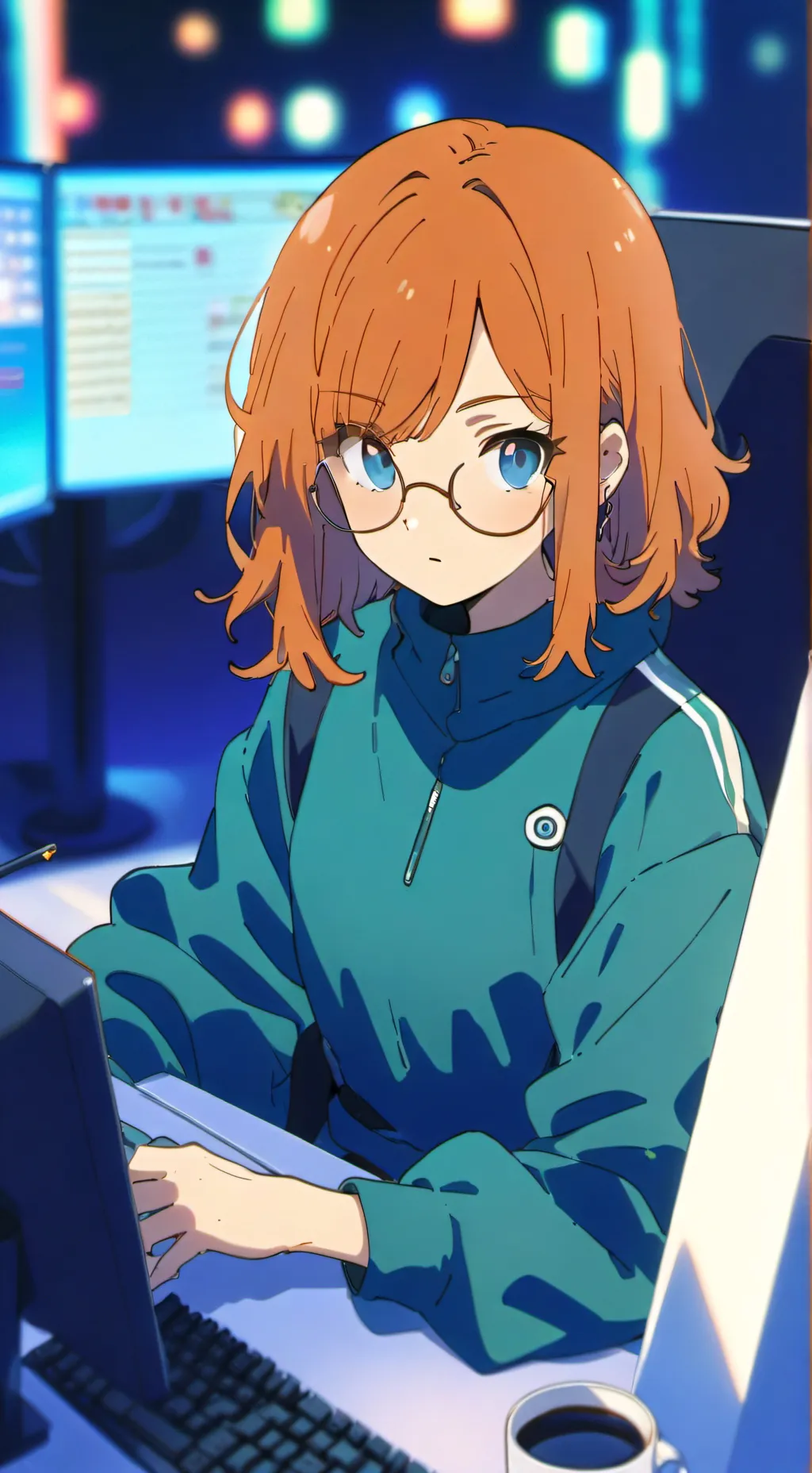 ai character: Mélanie background