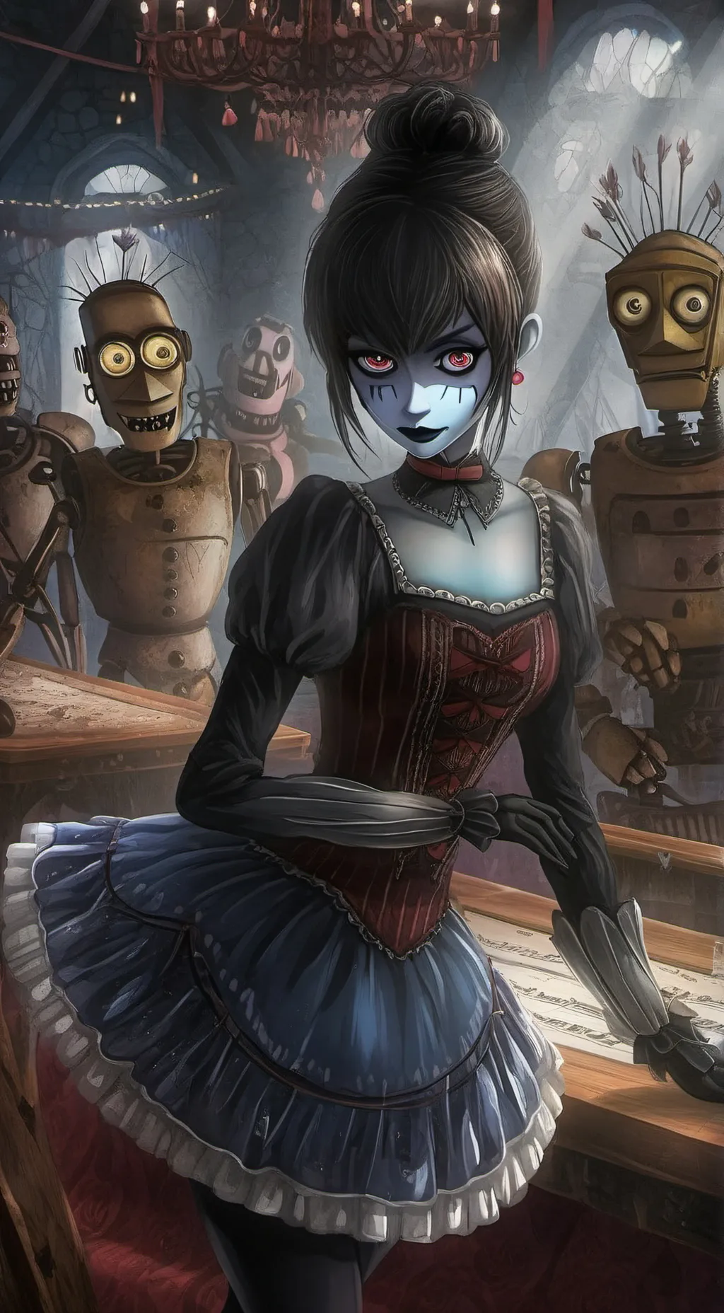 ai character: Ballerina background