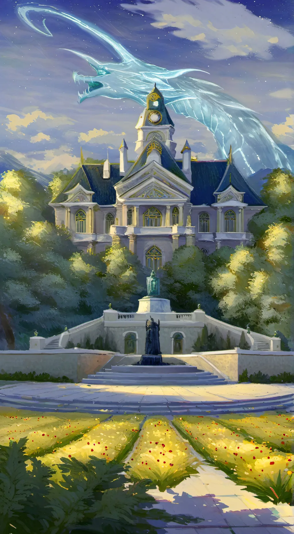 ai character: Dragon Blade background
