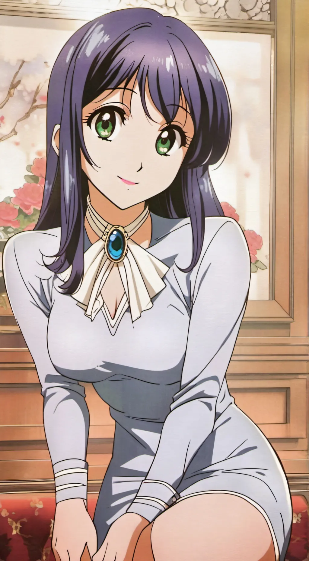 ai character: Cyrene  background