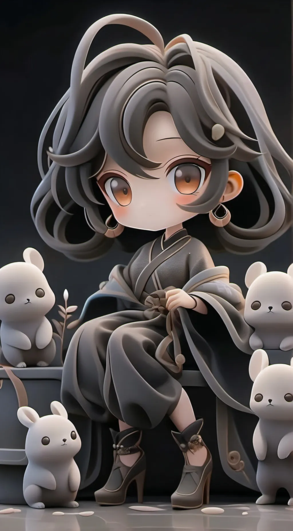 ai character: Xmas eve/ day background