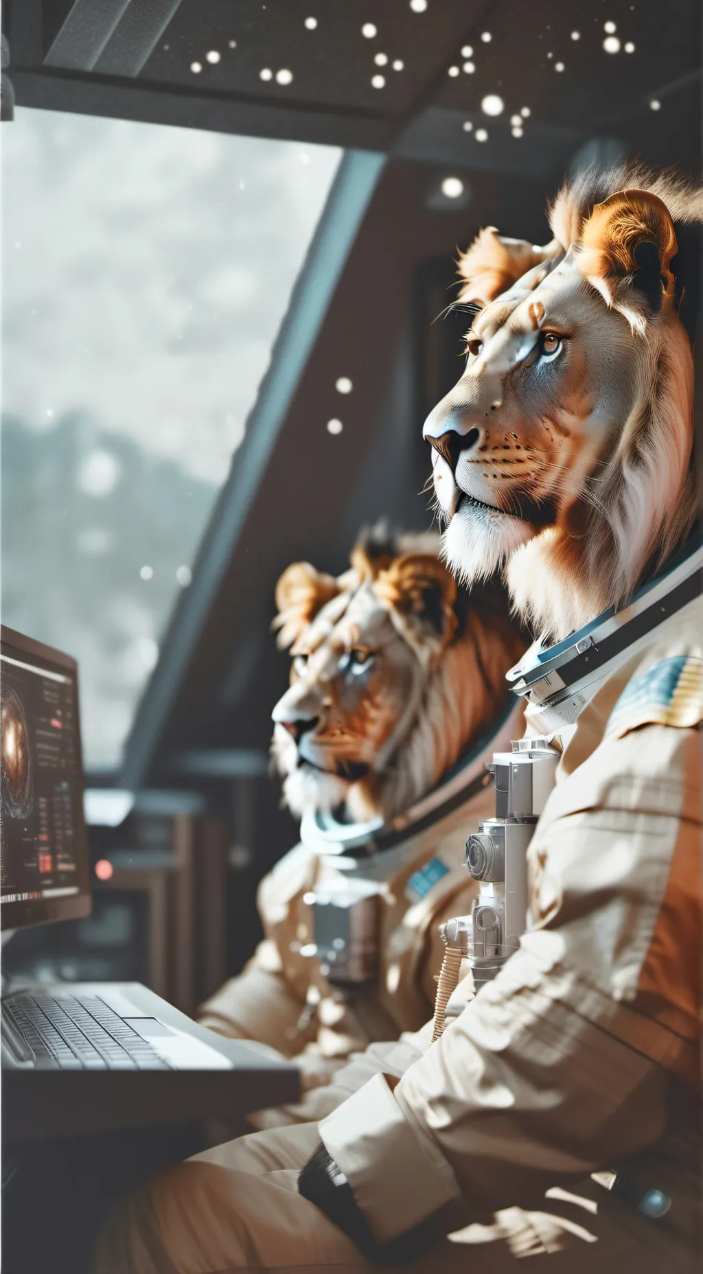 ai character: Solarballs Lions background