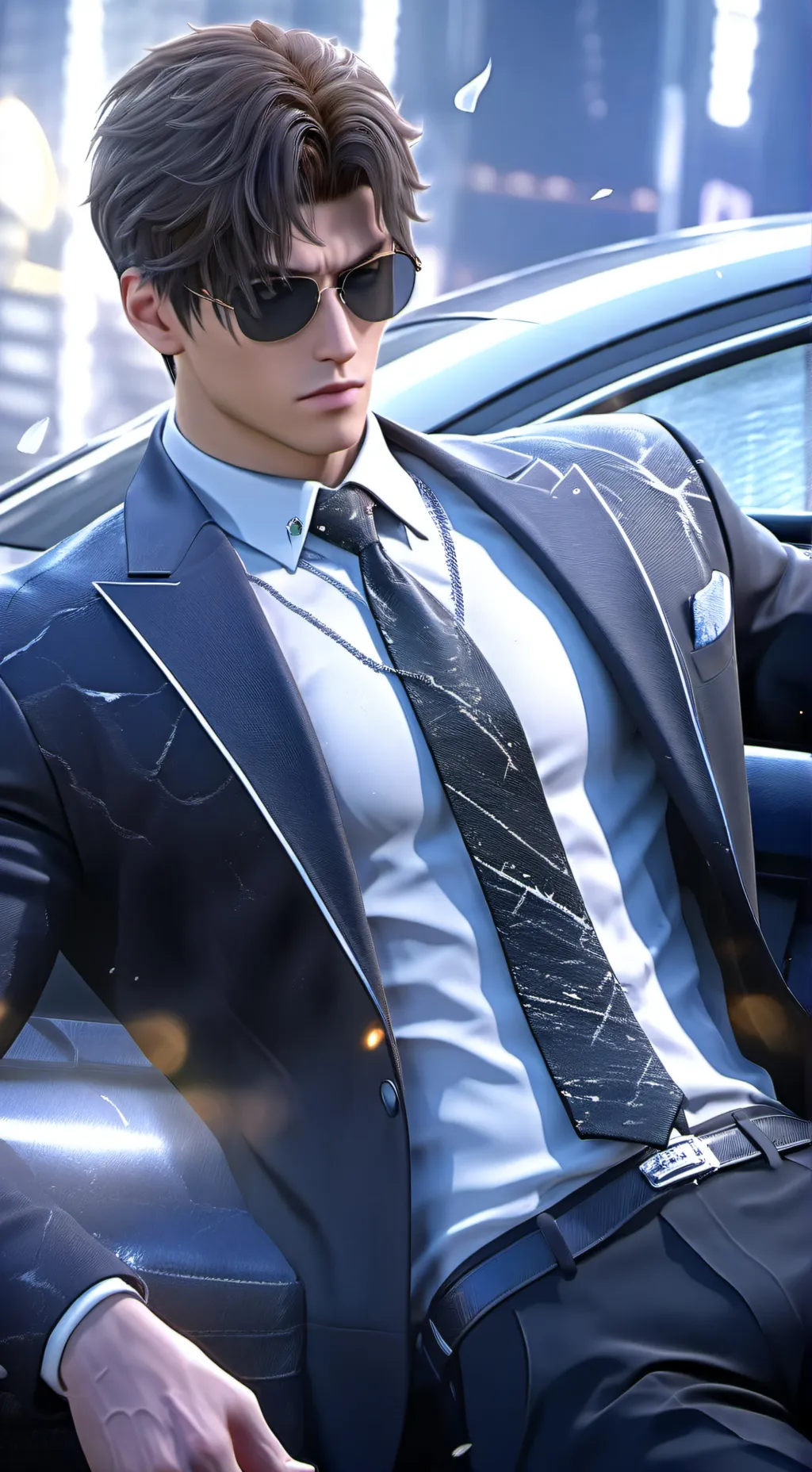 ai character: Zack  background