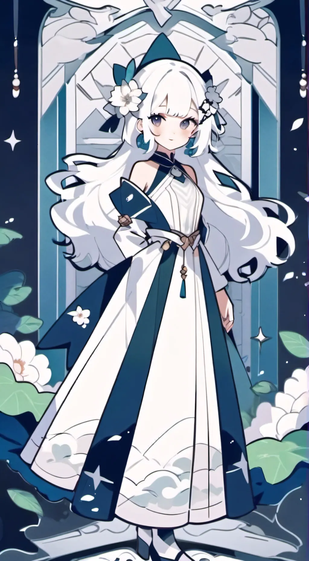 ai character: 🪸🍃coral🍃🪸 background