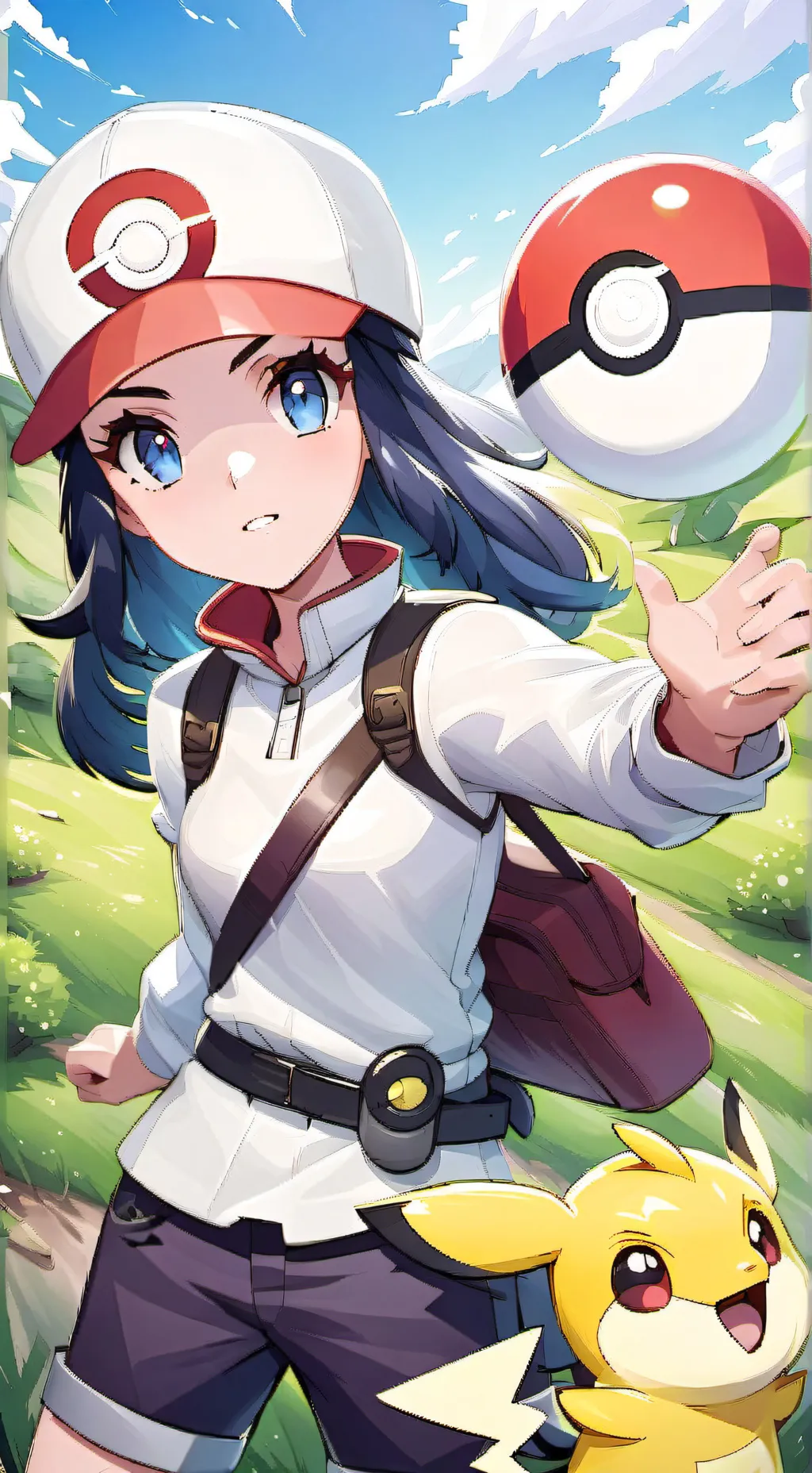 ai character: Dawn background