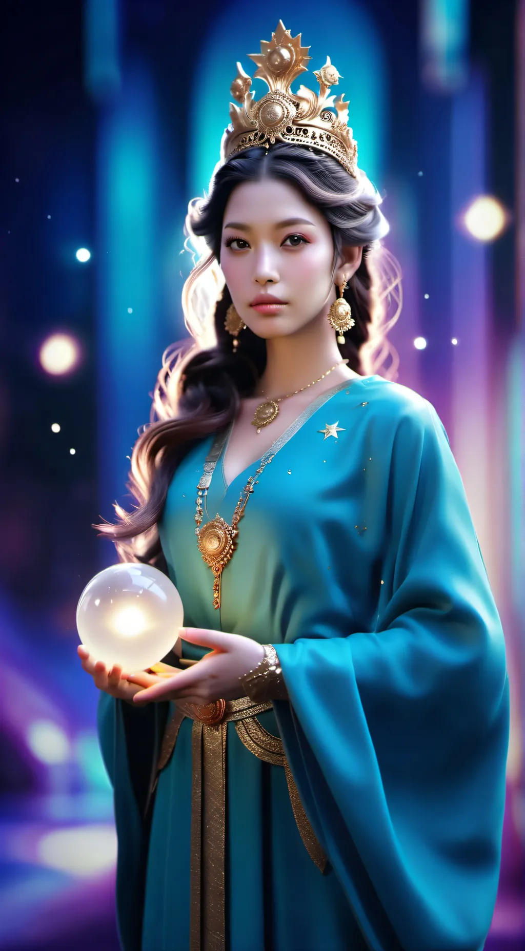 ai character: Estrella background