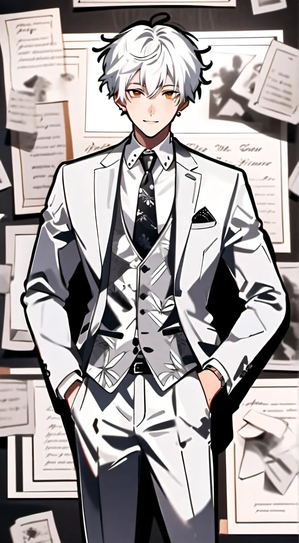 ai character: Carter background