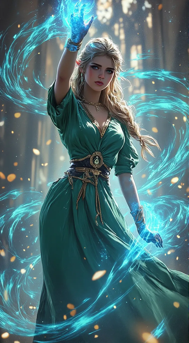 ai character: Crystal  background