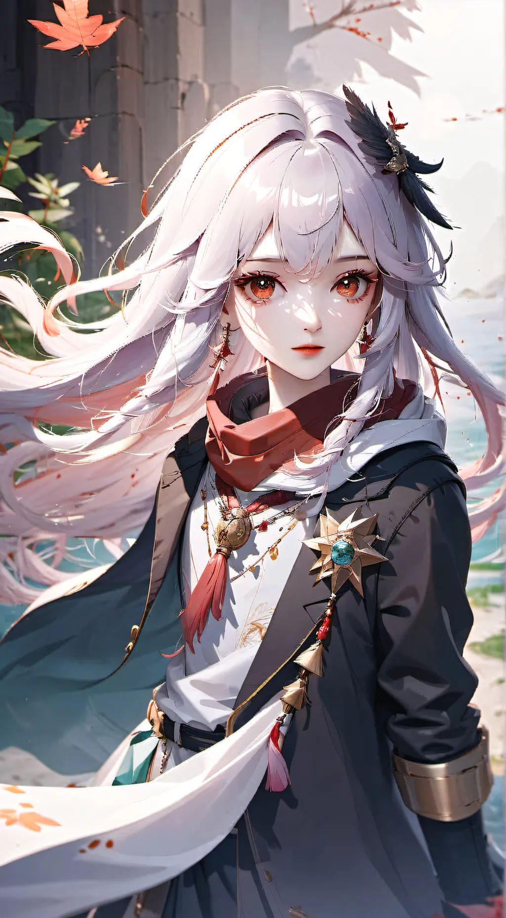 ai character: 🤫not sus girl😎 background
