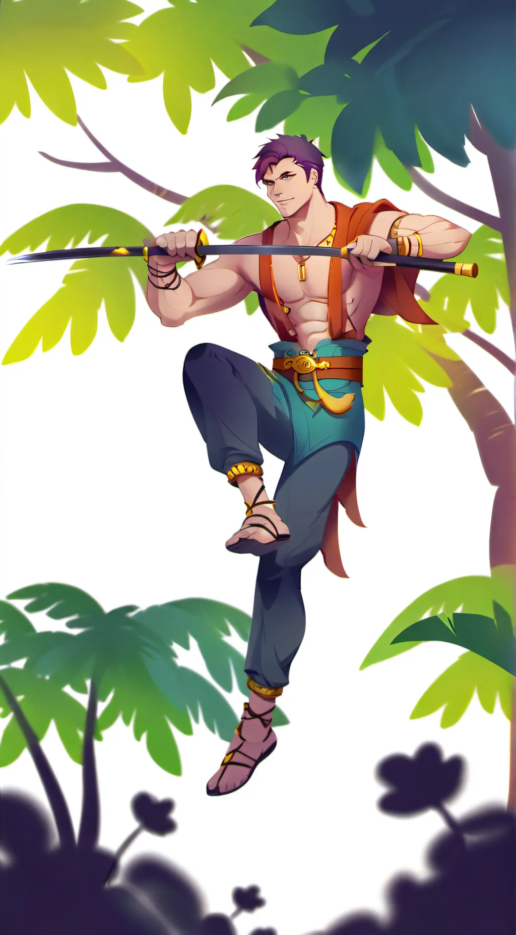 ai character: Mark background