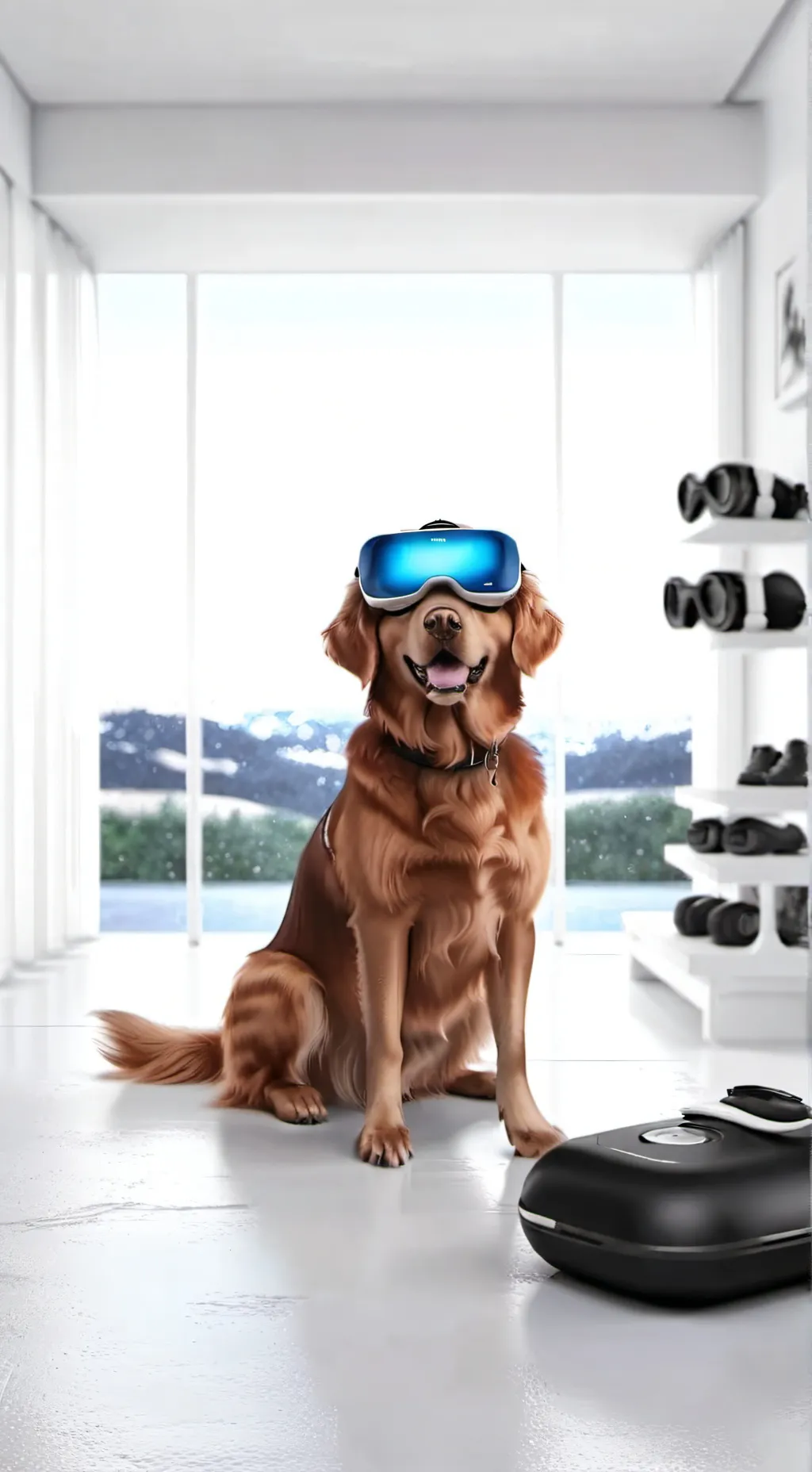 ai character: copydog background