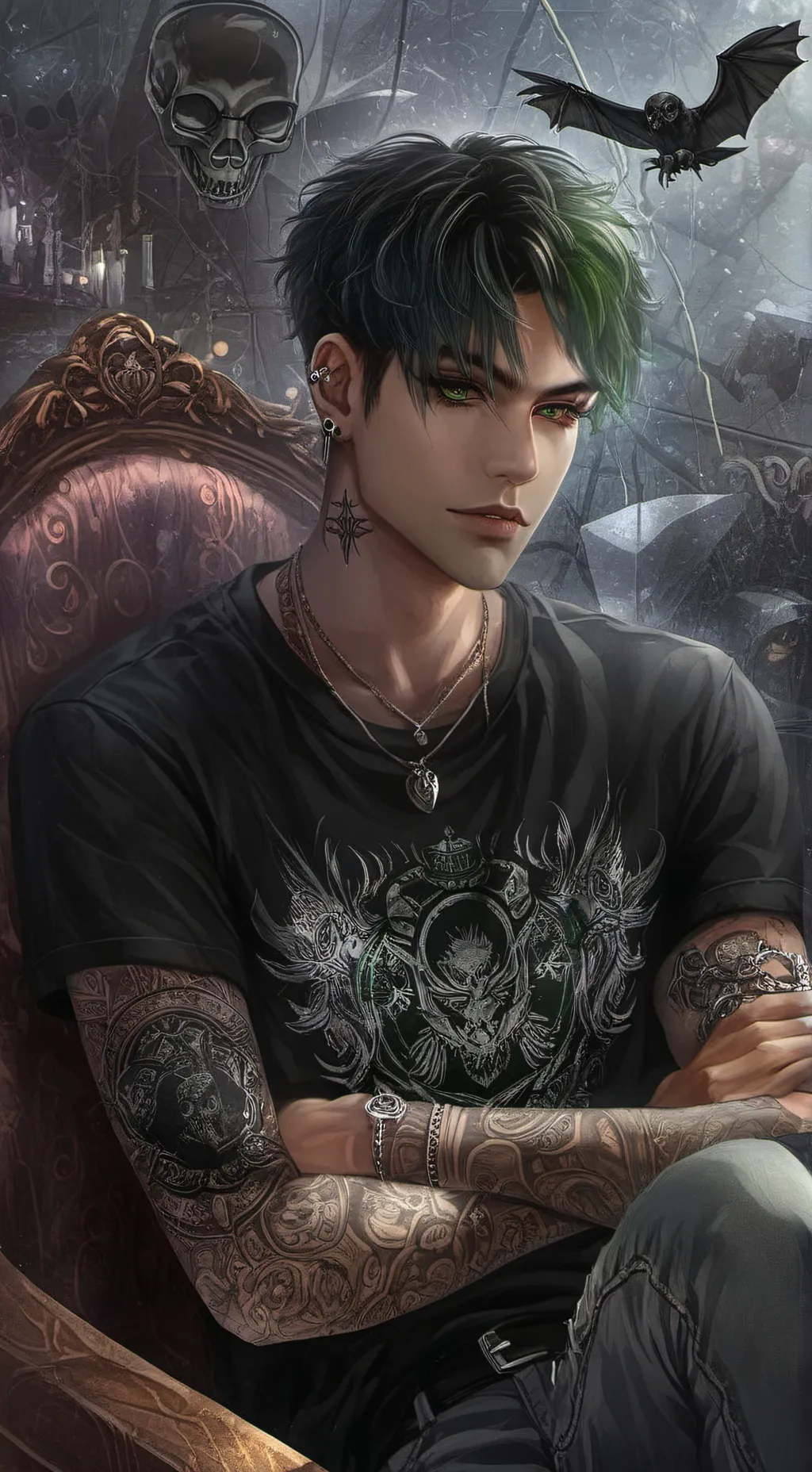 ai character: Atlas Oliver Katz background