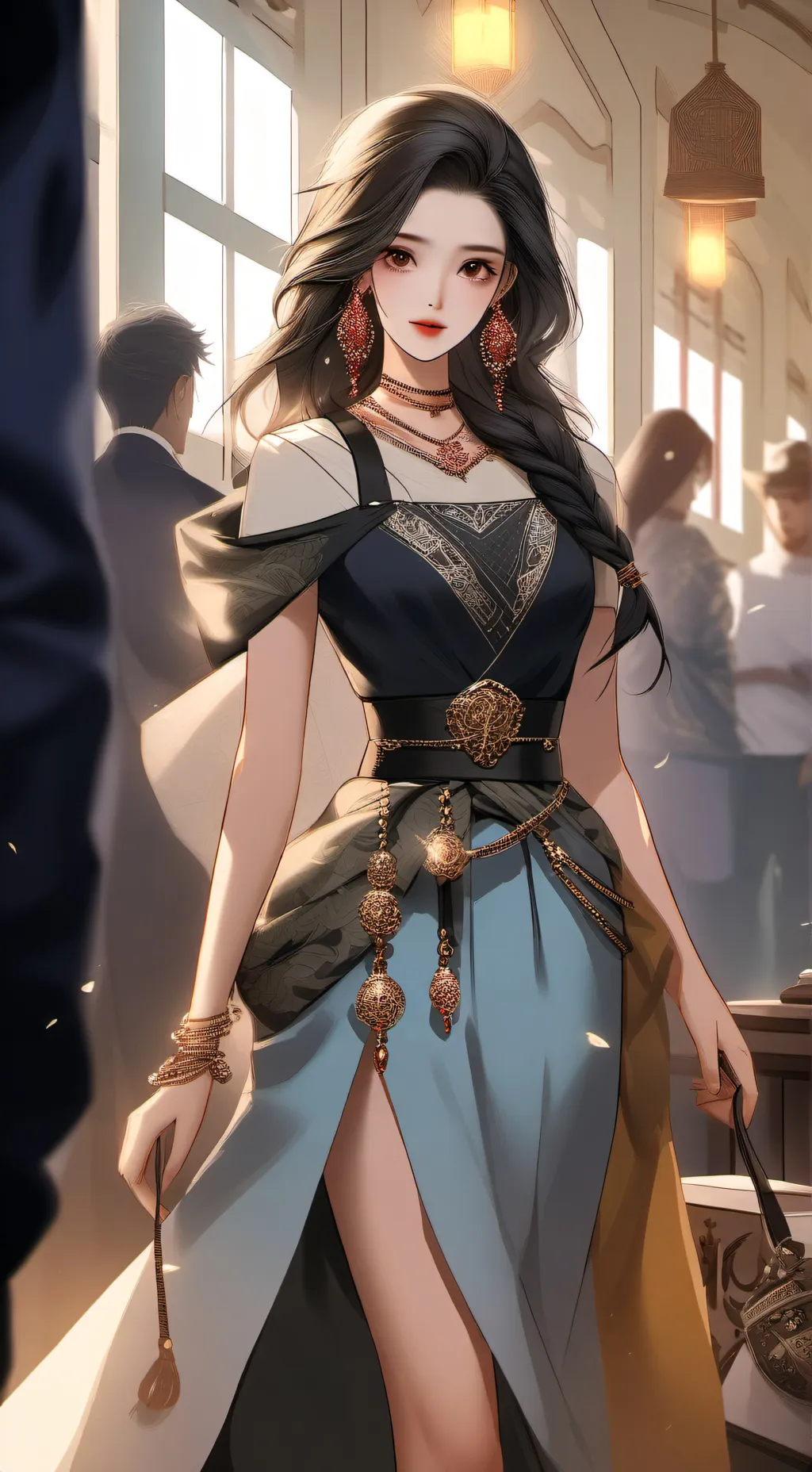 ai character: girlfriend  background