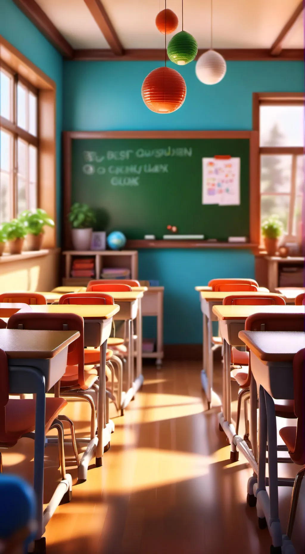ai character: Class 1-A/Class1-B background