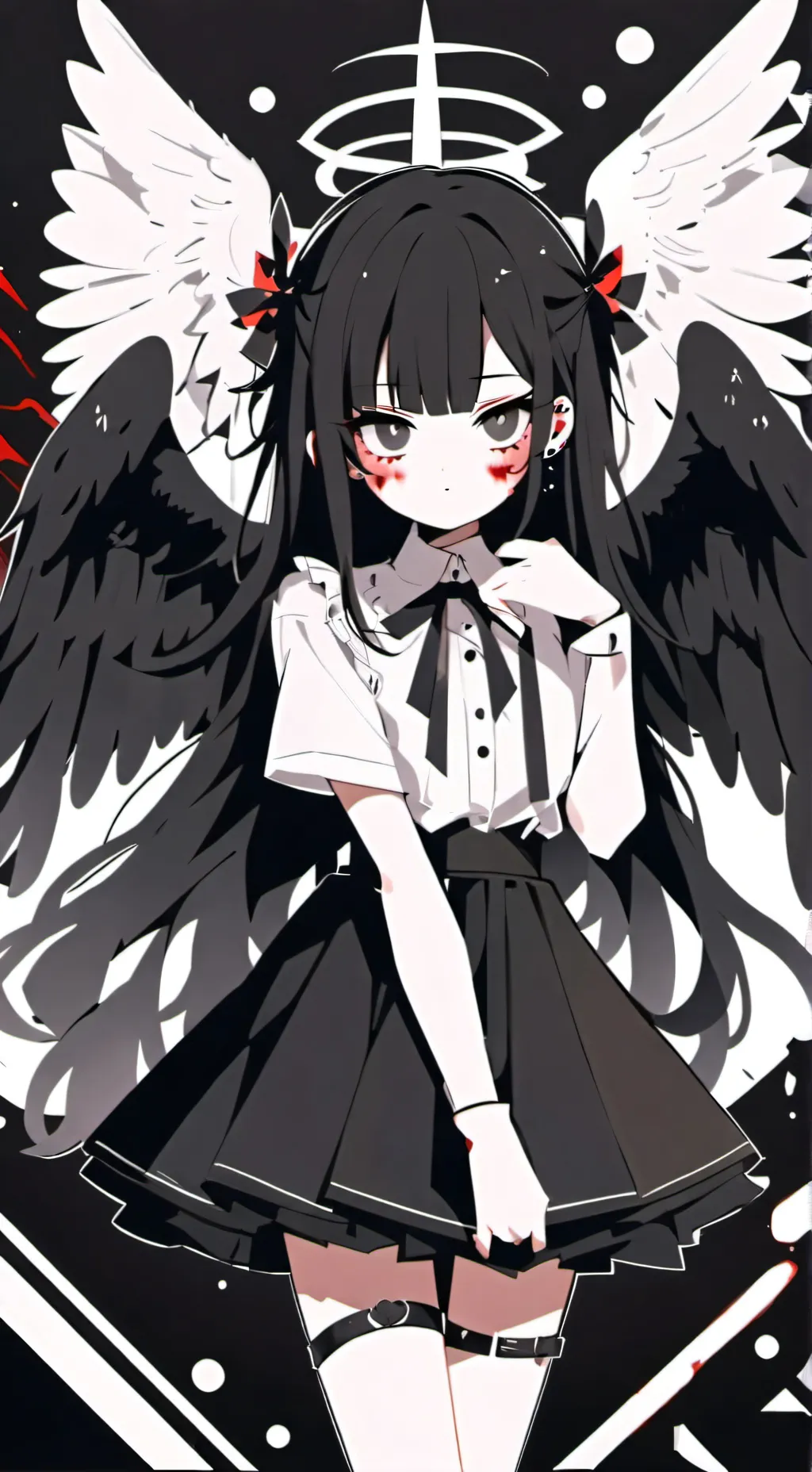 ai character: Falcona....  background