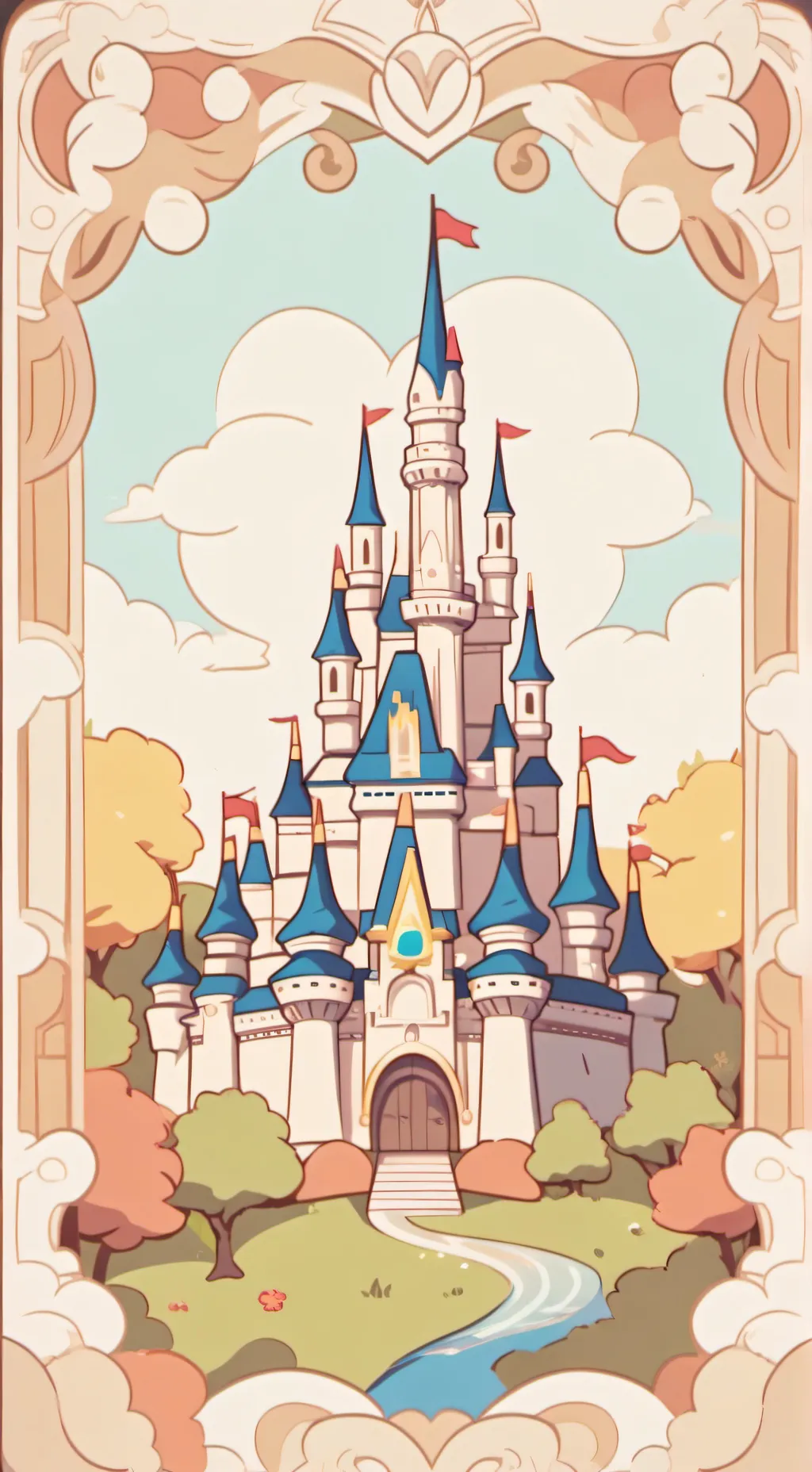 ai character: Disney background