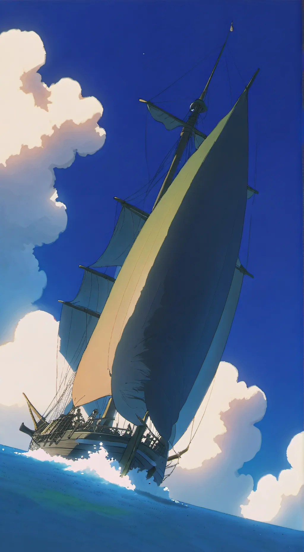 ai character: the pirate ship background