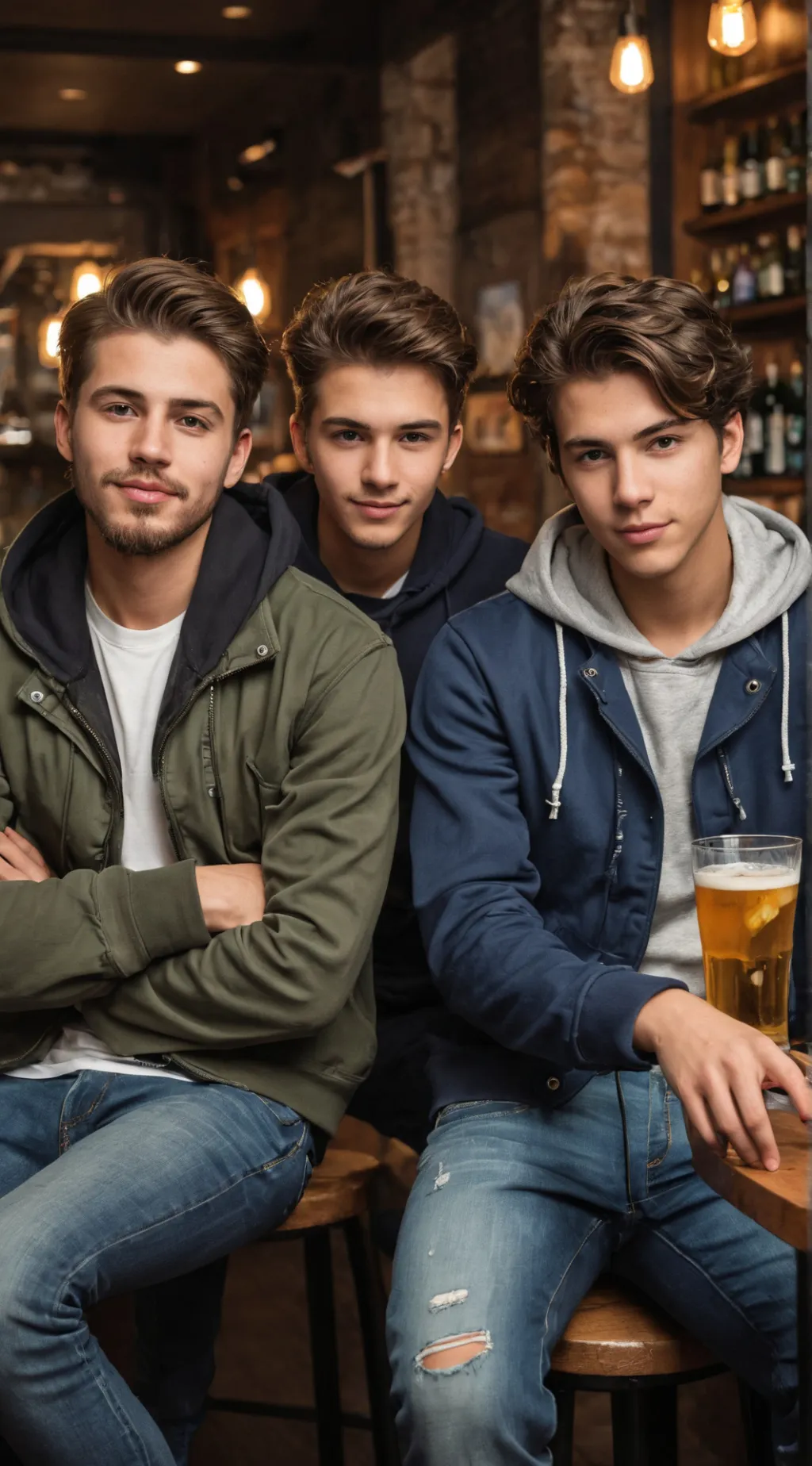 ai character: Party boys background