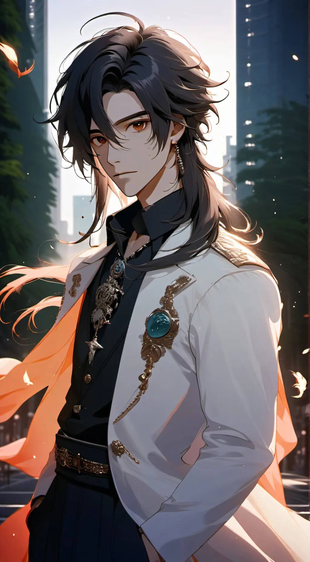 ai character: Aaron  background