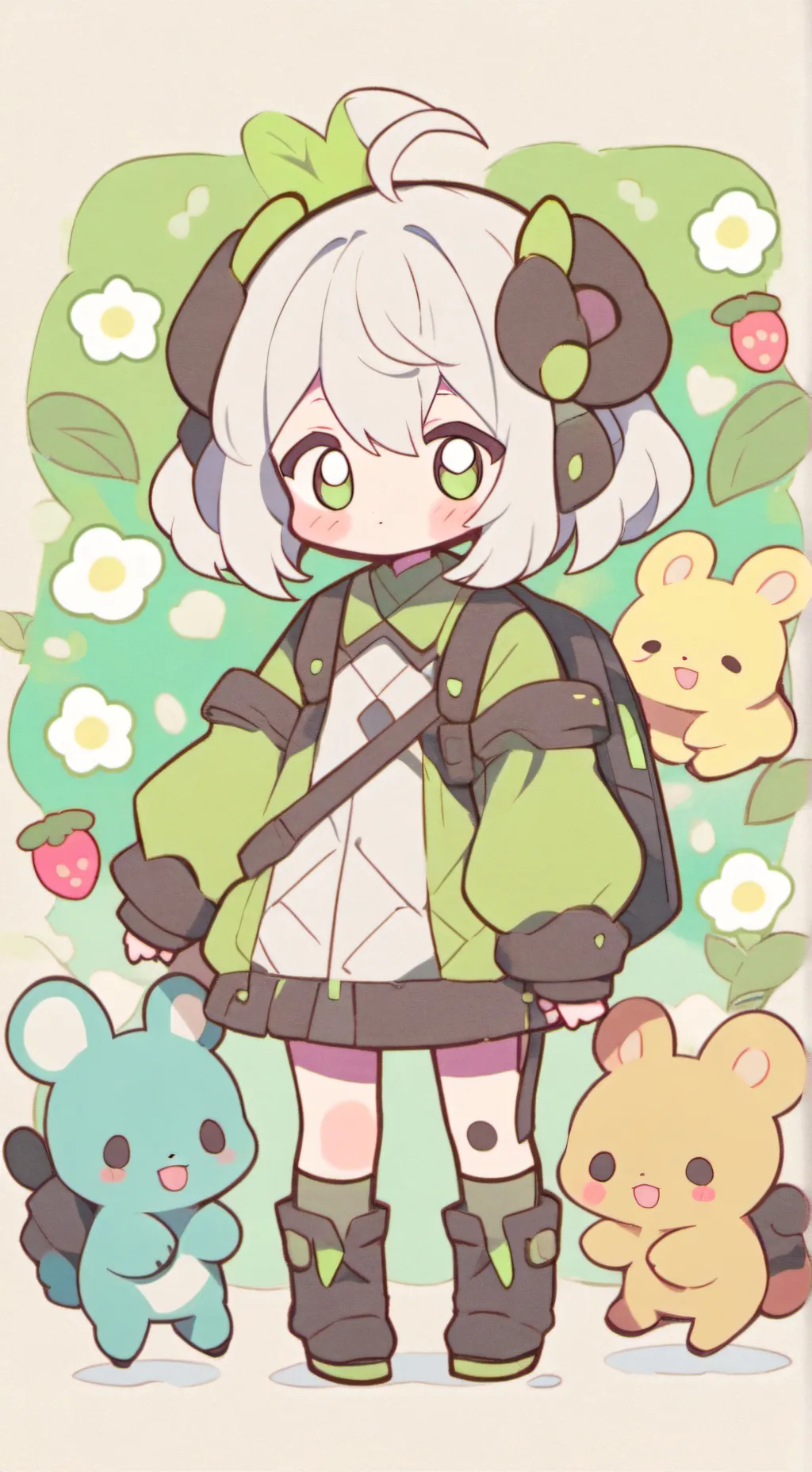 ai character: :) background