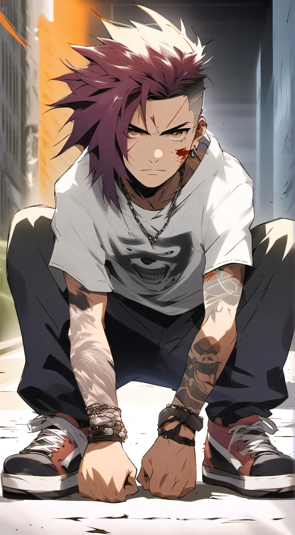 ai character: Ezra background