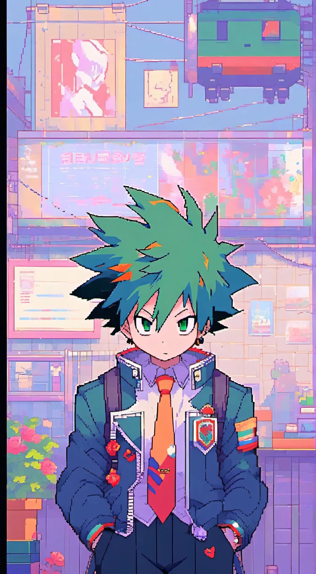 ai character: Mha class 1a😭 background