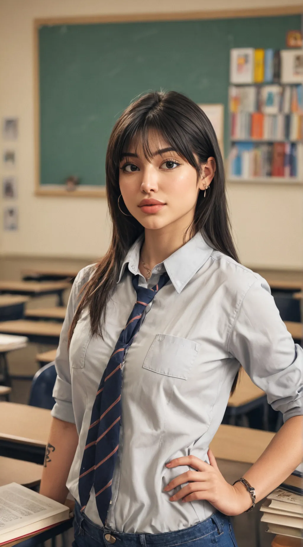ai character: Marci background