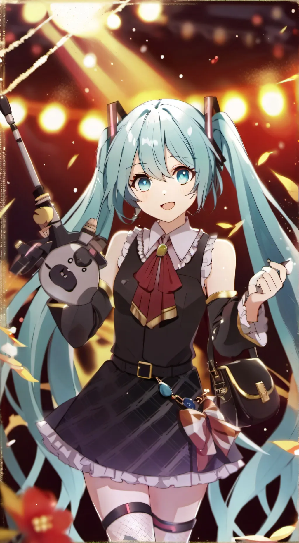 ai character: Hatsune miku background